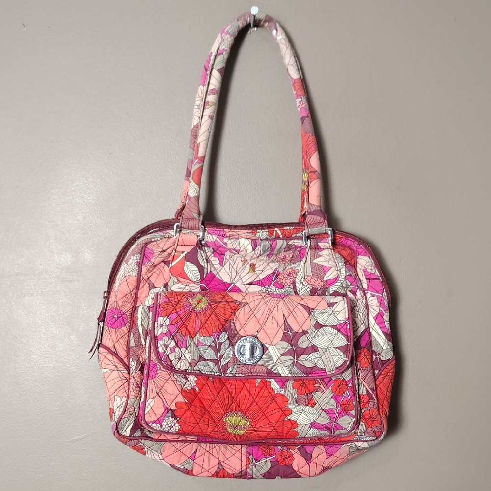 Vera Bradley Bohemian Bloom Floral Bag *Flaw - Picture 1 of 11